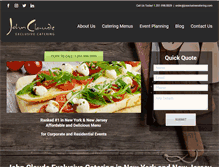 Tablet Screenshot of jcexclusivecatering.com